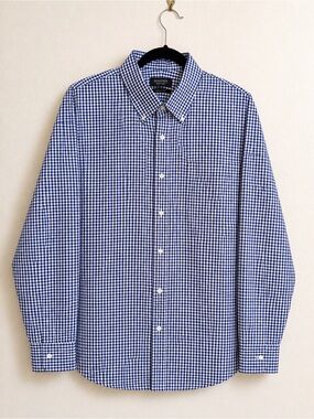 EUC Nordstrom Blue Gingham Button-Down Shirt - Men